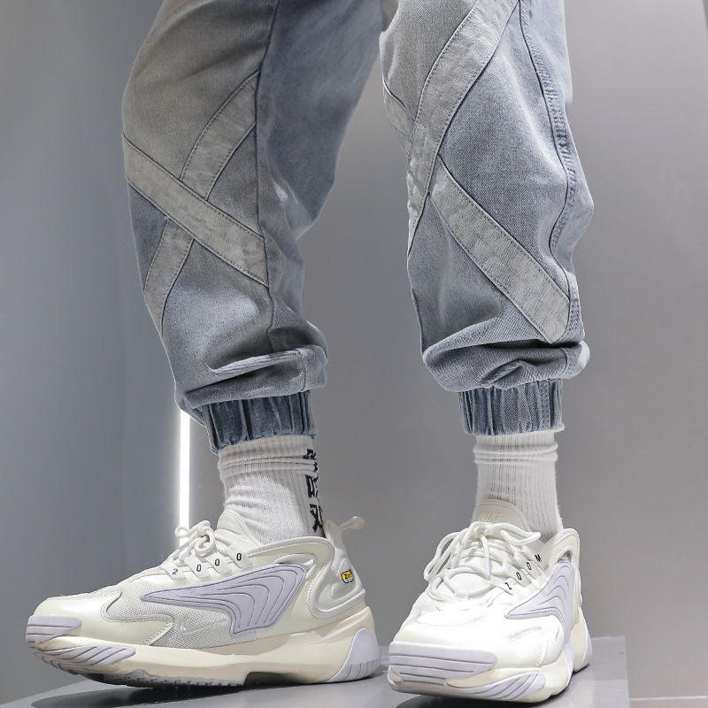 Quần jean ống bo thun cá tính dành cho nam size S-5XL | BigBuy360 - bigbuy360.vn