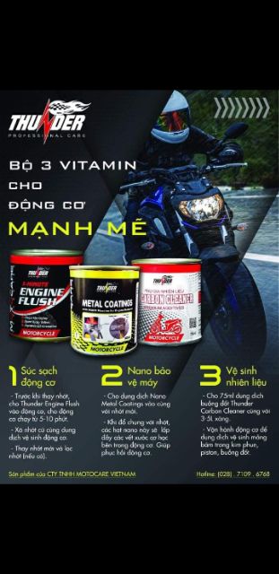 Thunder Carbon Cleaner - Vệ Sinh Buồng Đốt, Kim Phun