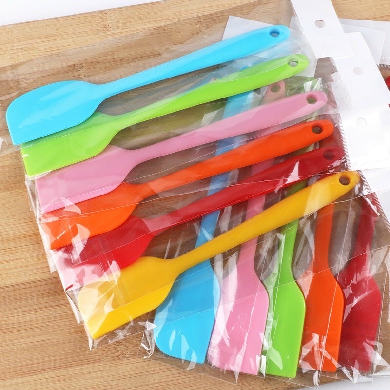 Phới dẹt vét bột silicone size 21cm-28cm, phới silicon làm bánh