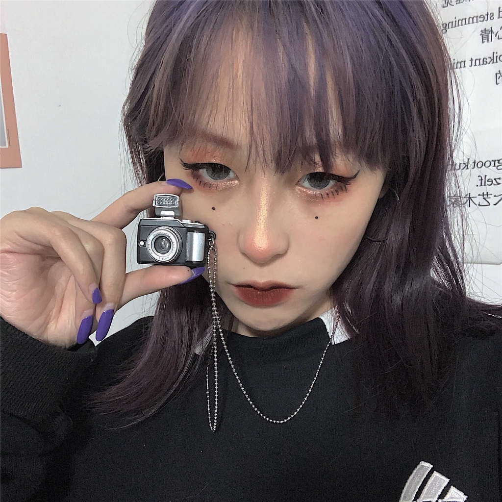 [Giao Hàng Miễn Phí] Dây Chuyền Mặt Hình Máy Ảnh Mini 22124 Phát Ra Âm Thanh Độc Đáo Cho Cặp Đôi