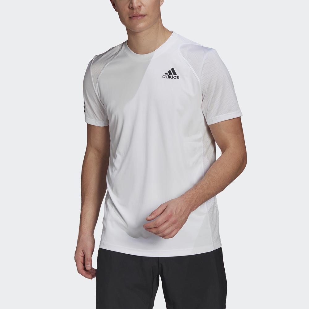 Áo Tee adidas TENNIS Nam Áo thun tennis 3 Sọc Club Màu trắng GL5401