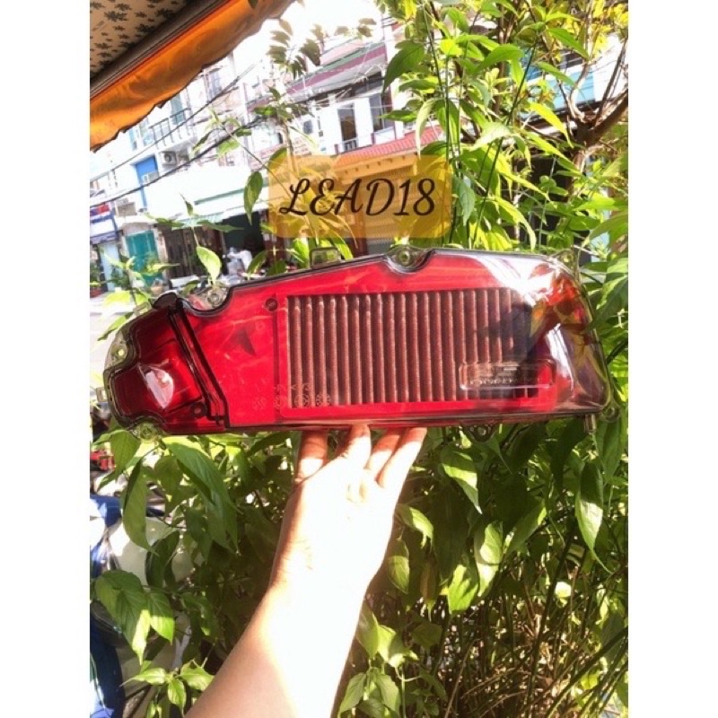 Ốp Pô E &amp; Lọc Gió Thép LEAD 2018