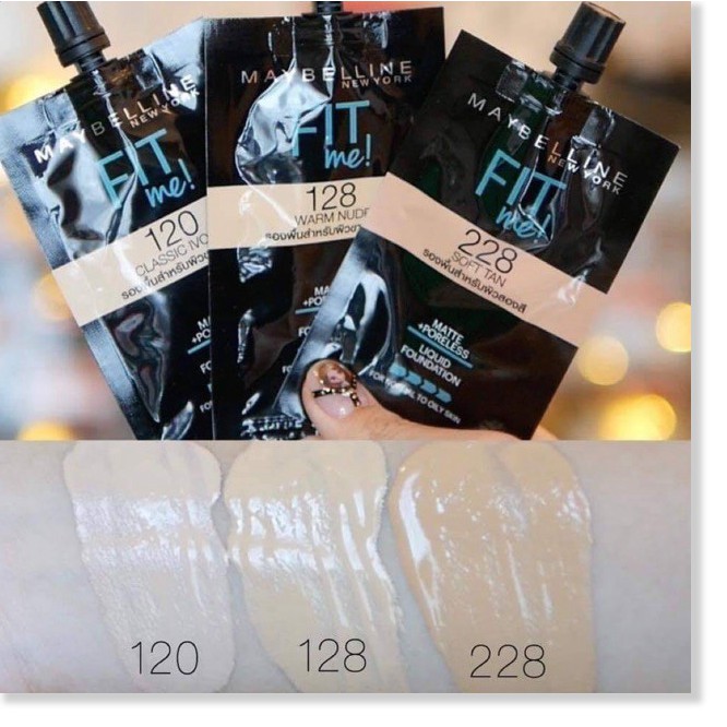 [Mã giảm giá mỹ phẩm chính hãng] Combo 6 Kem Nền Mịn Lì Maybelline Fit Me Matte Poreless Foundation 5mlx6 | BigBuy360 - bigbuy360.vn