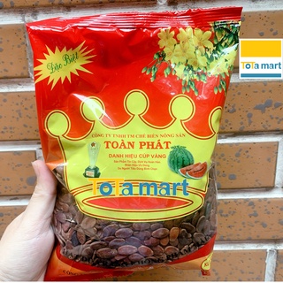 Hạt dưa rang, hạt bí rang Toàn Phát gói 500g.