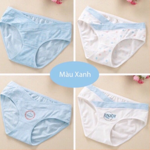 [ TÚI ZIP 4 ] QUẦN LÓT BÀ BẦU CẠP CHÉO CAO CẤP