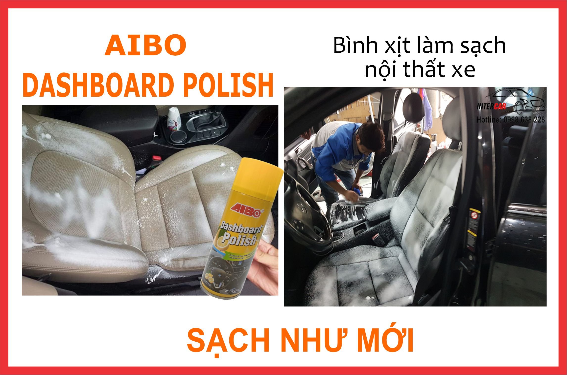 [Siêu Sale] Bình xịt tẩy vết bẩn trên bề mặt da,nỉ, gỗ, nhựa AIBO siêu hiệu quả