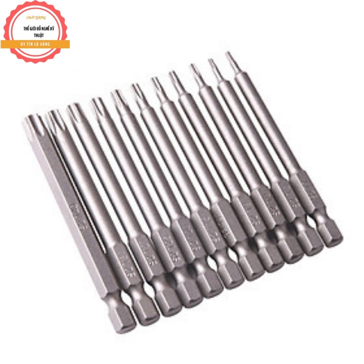 Bộ hoa thị, hoa khế, lục giác có lỗ chân lục giác dài 75mm