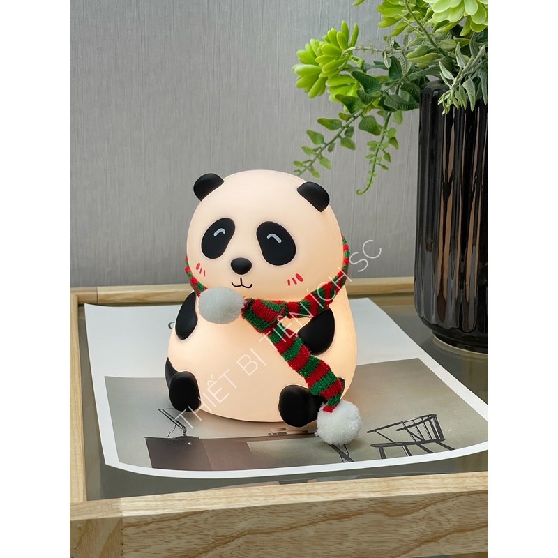 Đèn Ngủ Cảm Ứng , Đèn Ngủ Silicon Gấu Con Dễ Thương Quà Tặng Cho Bé