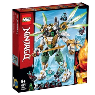 [CÓ HÀNG] Lego 70676 Lloyd’s Titan Mech Robot khổng lồ của ninja xanh lá Lloyd trong Ninjago chính hãng (như hình).