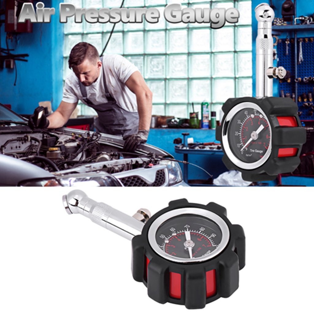 Đồng hồ đo áp suất lốp xe ô tô 0-100 PSI cao cấp