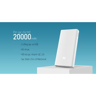 Pin Dự Phòng Xiaomi 20.000mah Gen 2C Chính Hãng Check Code WebSite