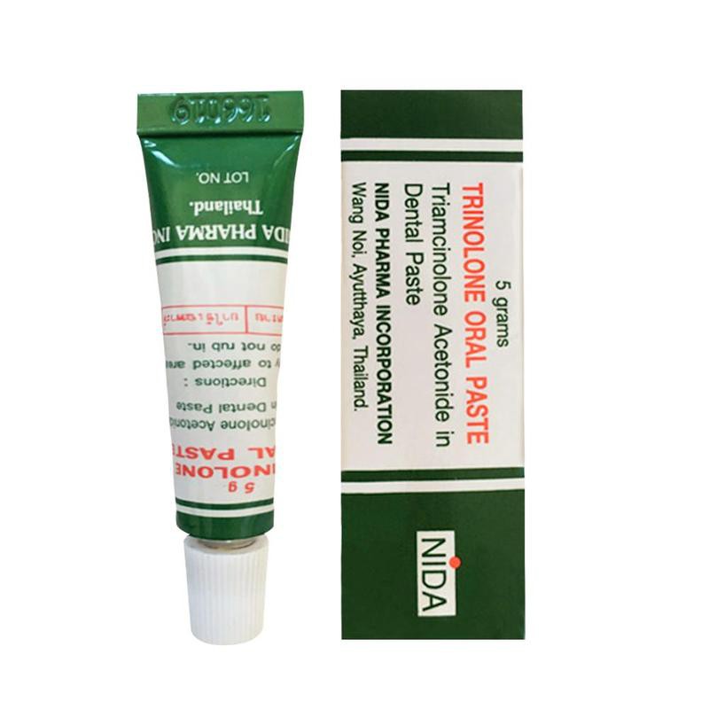 [Hiệu Quả 100%] Kem Bôi Nhiệt Miệng Trinolone Oral Paste - NIDA 5g Thái Lan - Được Người Thái tin dùng