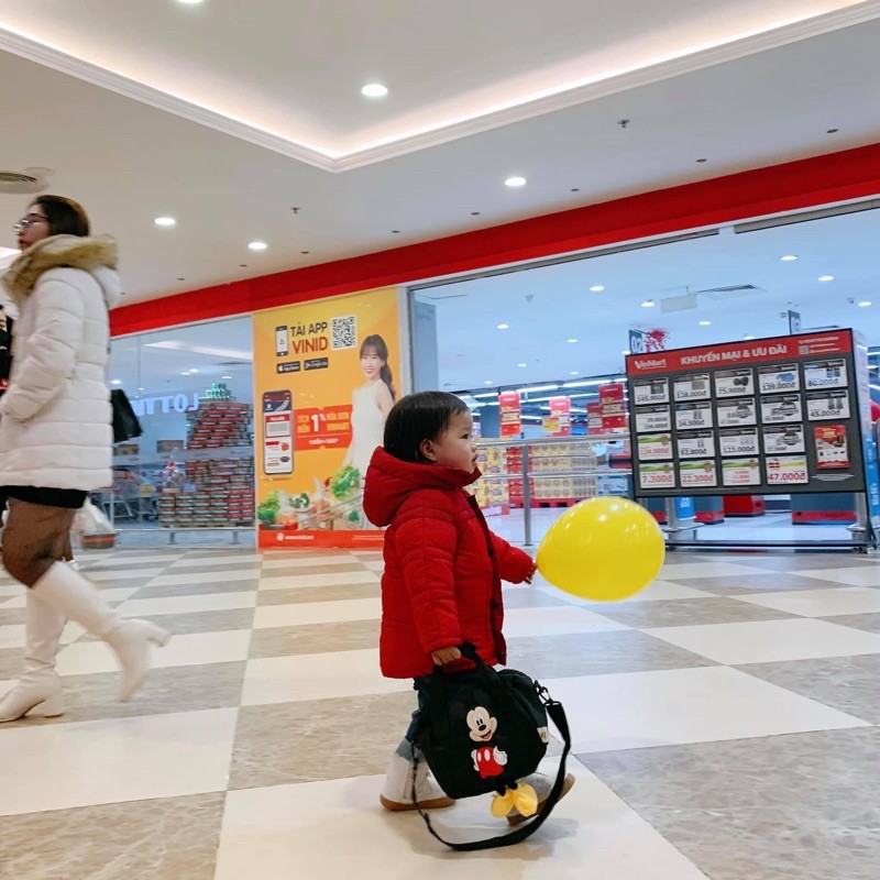 ]Balo zara mickey túi hộp 3D mẫu mới nhất  siêu nhẹ