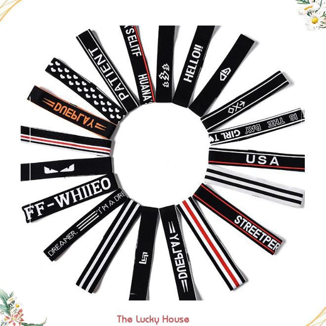 Băng đô Headband KPOP BTS, BIGBANG, băng đô thể thao nam nữ unisex TB37