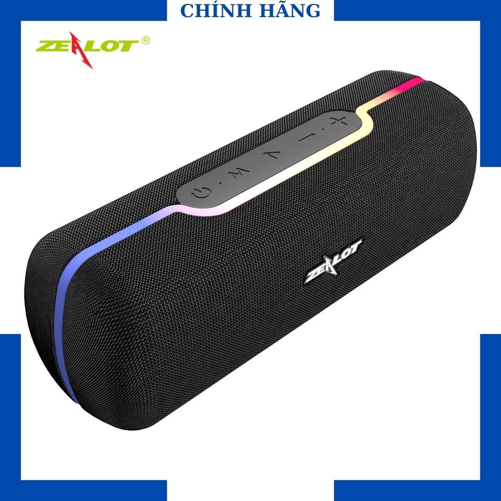 Loa Zealot S55 | Loa Bluetooth Zealot S55 Full Đèn Led Mini Bass Mạnh Nghe Nhạc Hay Công Suất 10W Giá Rẻ Chính Hãng
