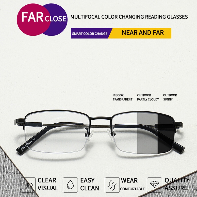 Kính Đọc Sách PTQ Không Màu Đa Ứng Dụng Cho Nam Và Nữ