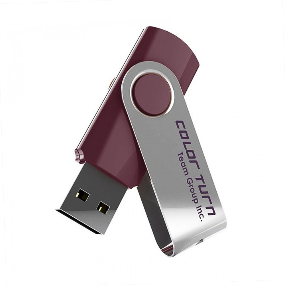 USB 2.0 Team Group E902 4GB INC nắp xoay 360 (Tím) - Hãng phân phối chính thức