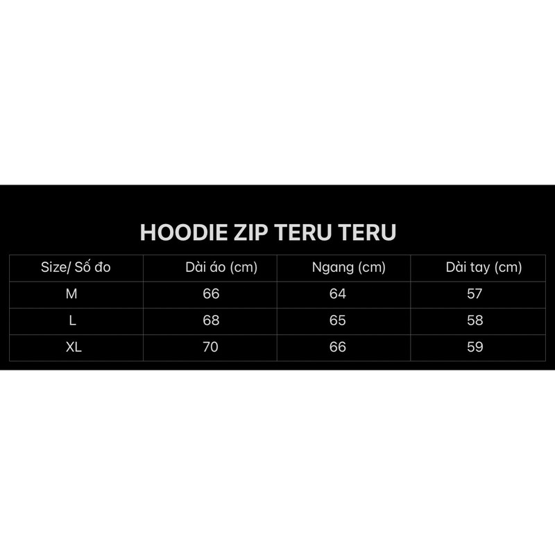 HOODIE ZIP TERU ( áo khoác nón ) | BigBuy360 - bigbuy360.vn