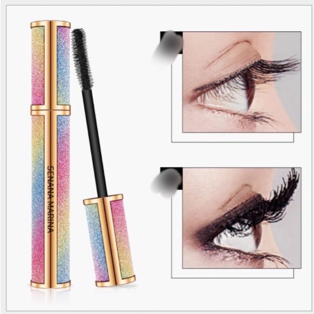 Mascara chuốt mi cong dày chuyên nghiệp chống thấm nước SENANA [Nhà Của Méo Store] | BigBuy360 - bigbuy360.vn