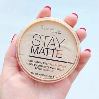 Phấn Phủ Rimmel Stay Matte Pressed Powder.