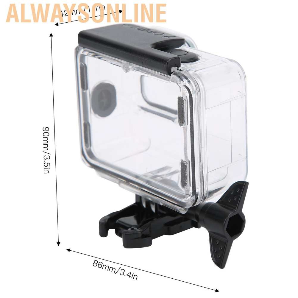 Alwaysonline Camera Waterproof Diving Case Underwater 40M Depth Housing Shell for GoPro hero9 Black