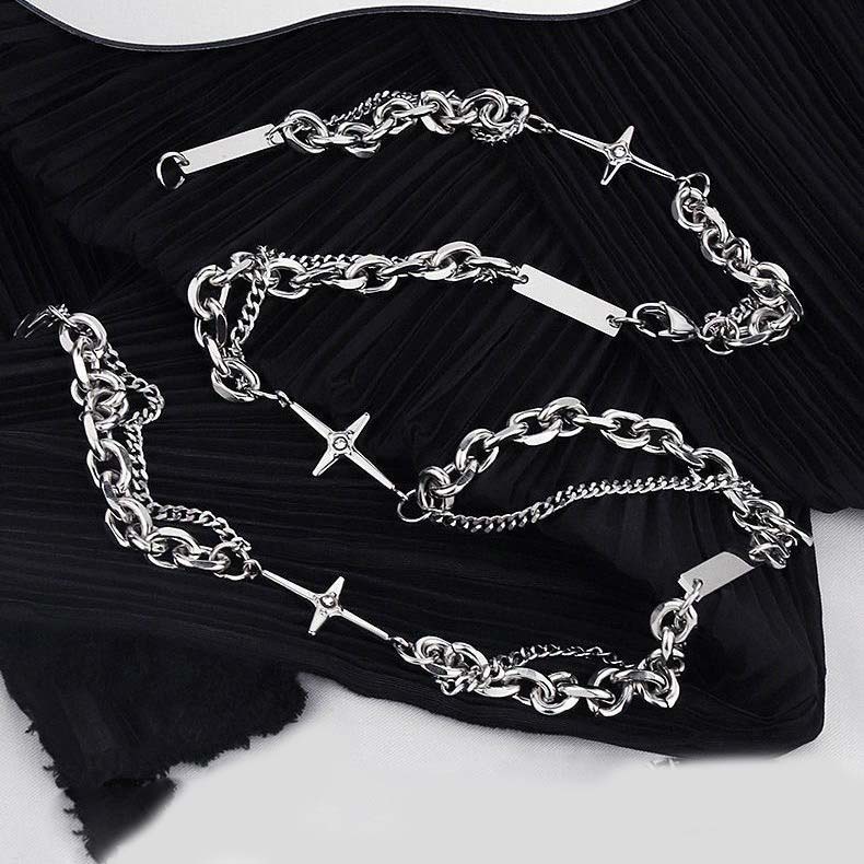 Vòng đeo tay nam nữ kiểu dáng hip hop phong cách Hàn Quốc JP5