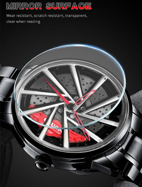 NIBOSI Thương Hiệu Hàng đầu Tùy Chỉnh Vành Xe đồng Hồ Bánh Xe Xoay đồng Hồ Nam Không Thấm Nước Dạ Quang | BigBuy360 - bigbuy360.vn