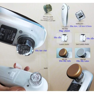 Máy phi kim, rửa mặt, massage mặt, di chất tick tock