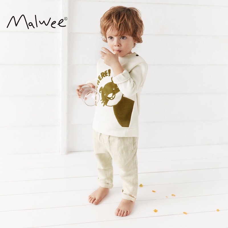 Áo nỉ hổ trắng Malwee 2-7Y