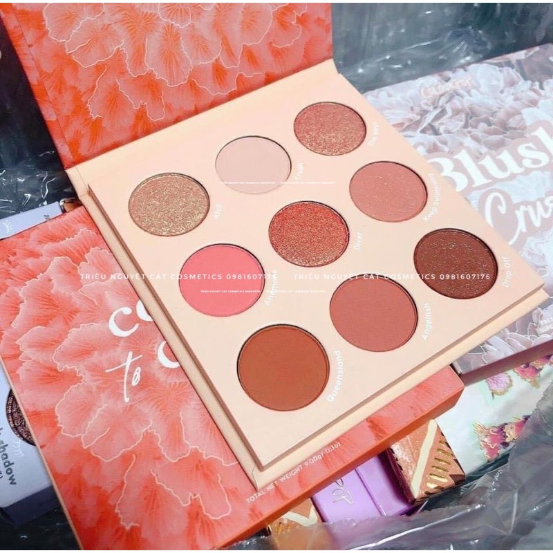 Bảng màu mắt 9 ô Colourpop Coast To Coral