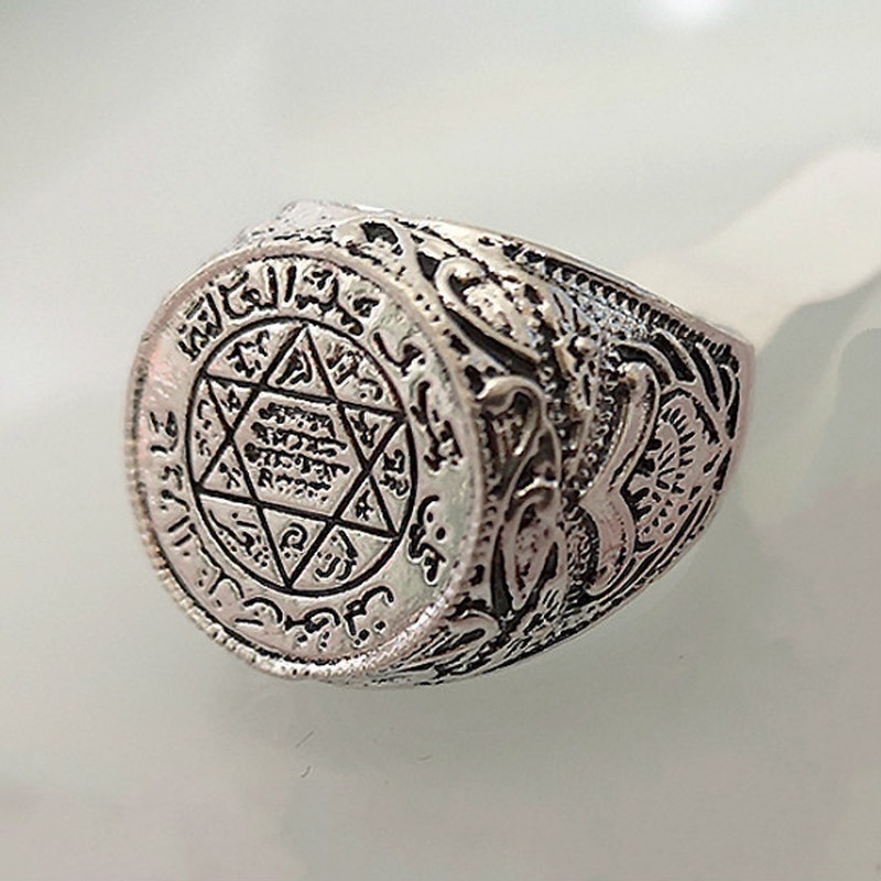 Nhẫn Hình Ngôi Sao Thời Trang vintage Dành Cho Nam
