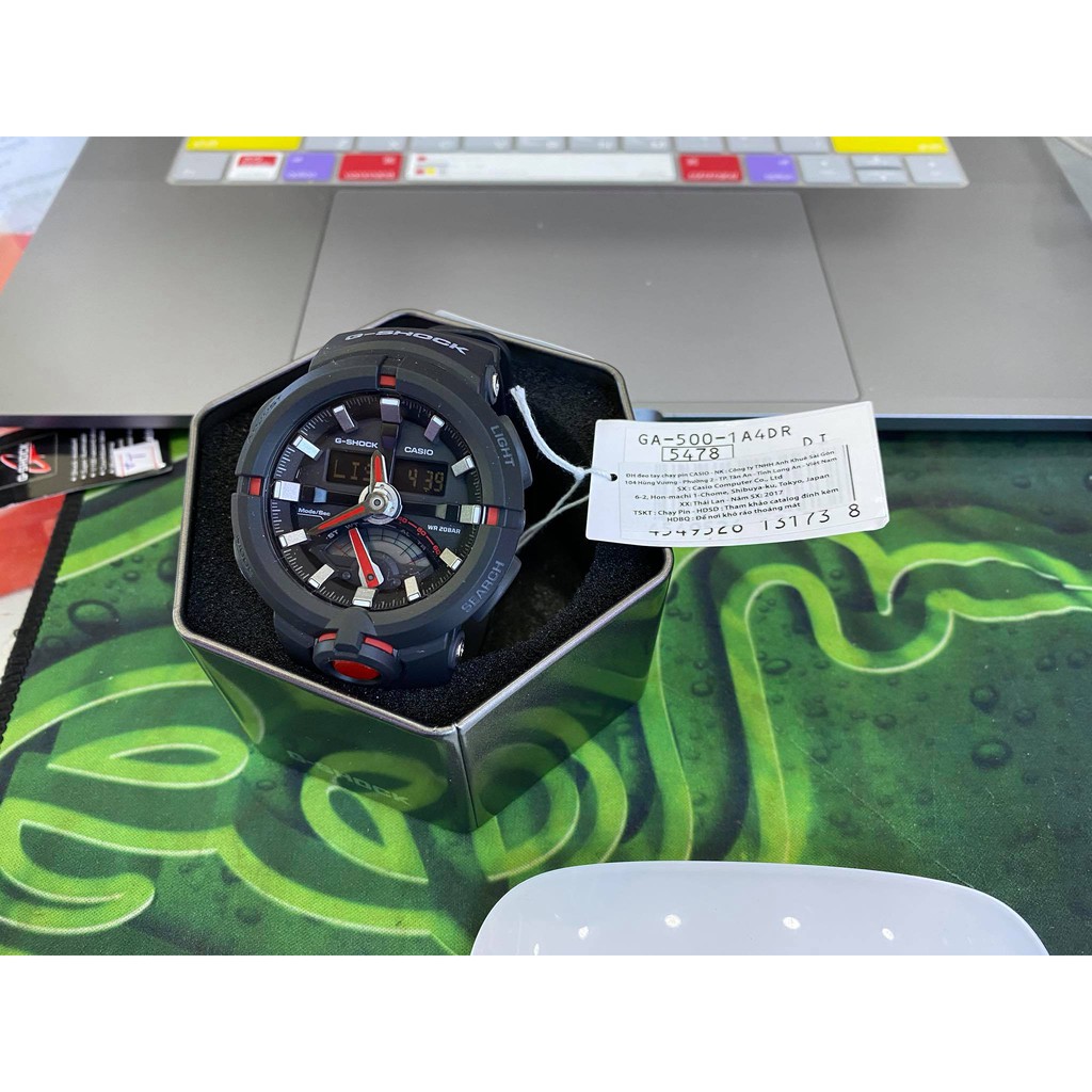 Đồng Hồ Nam Dây Nhựa Casio G-SHOCK GA-500-1A4DR chính hãng