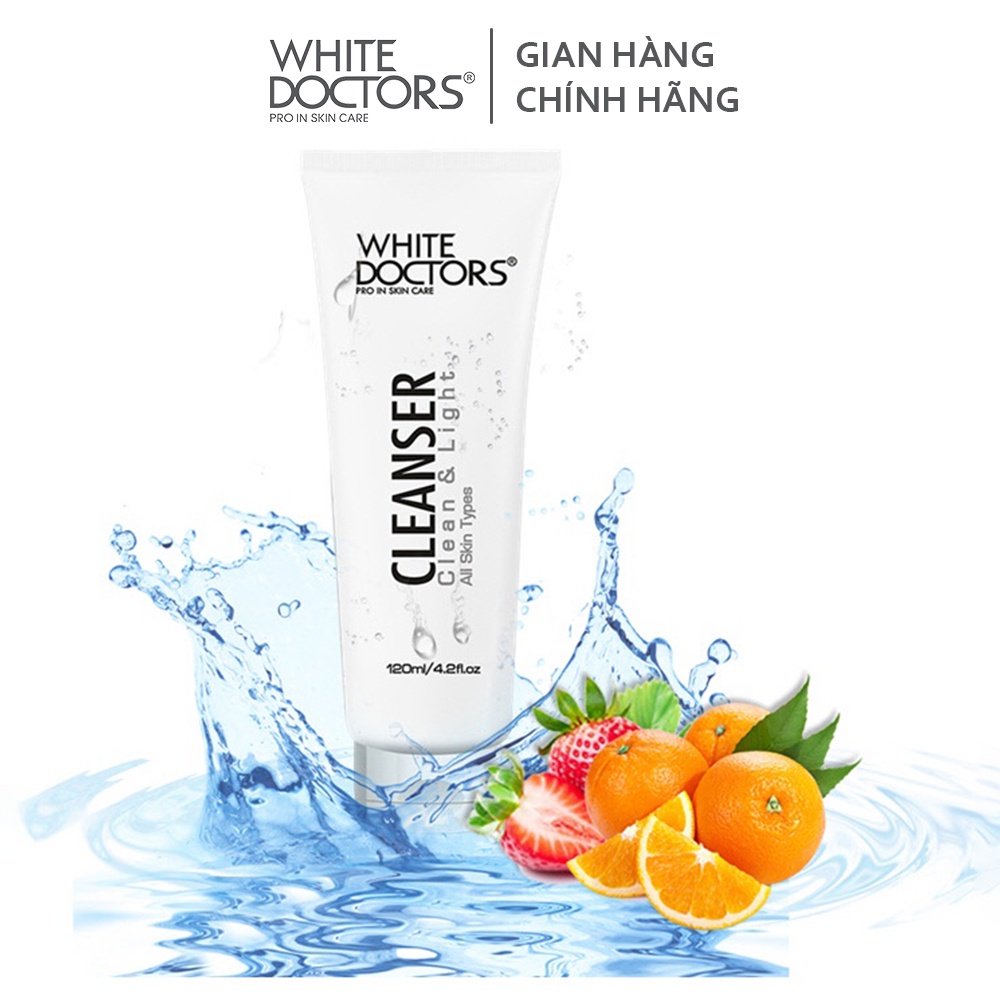 Sữa rửa mặt ngừa mụn White Doctors Cleanser Clean Light 120ml