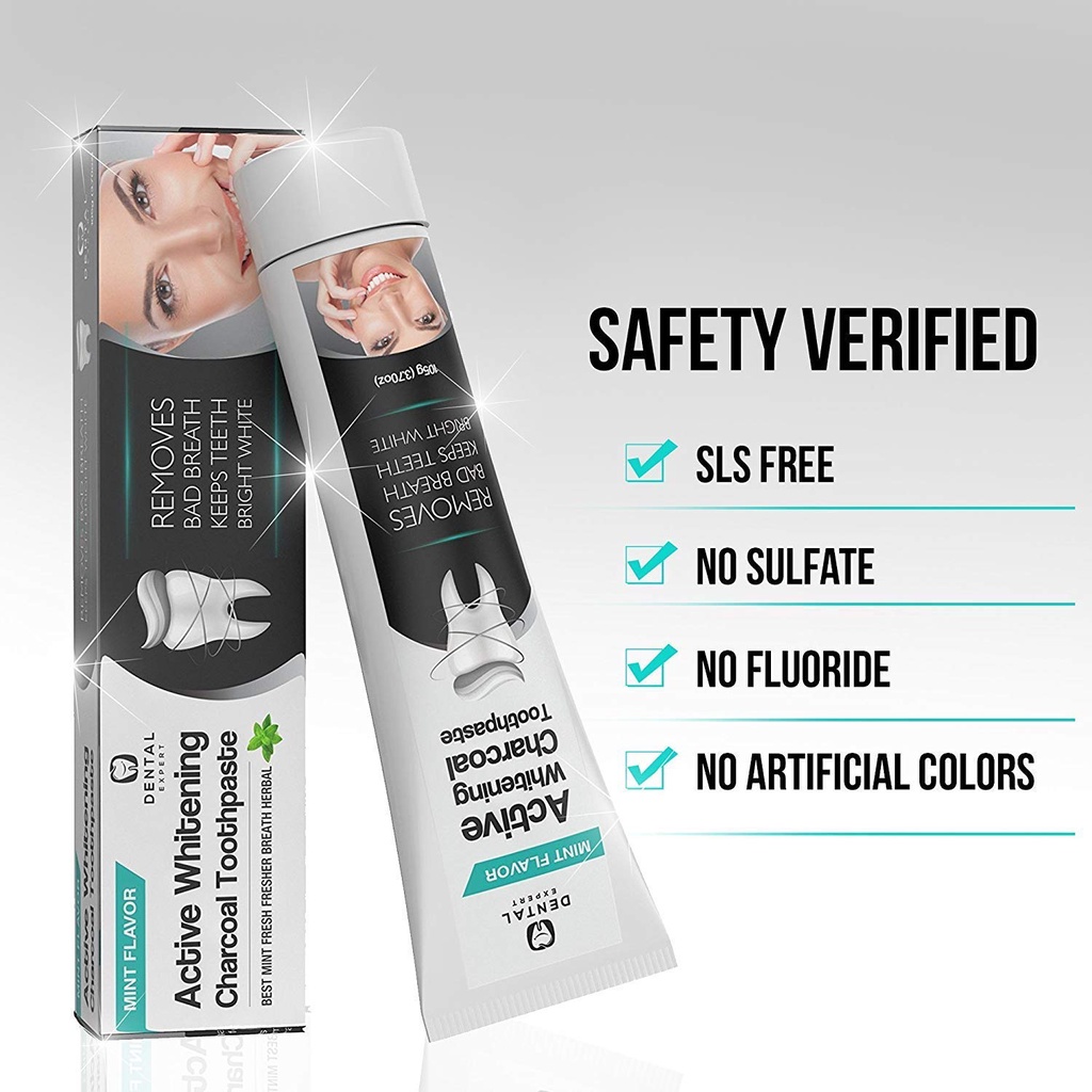 Kem đánh răng siêu trắng Active Whitening thành phần thiên nhiên hỗ trợ làm trắng răng cực hiệu quả cực hot 2021