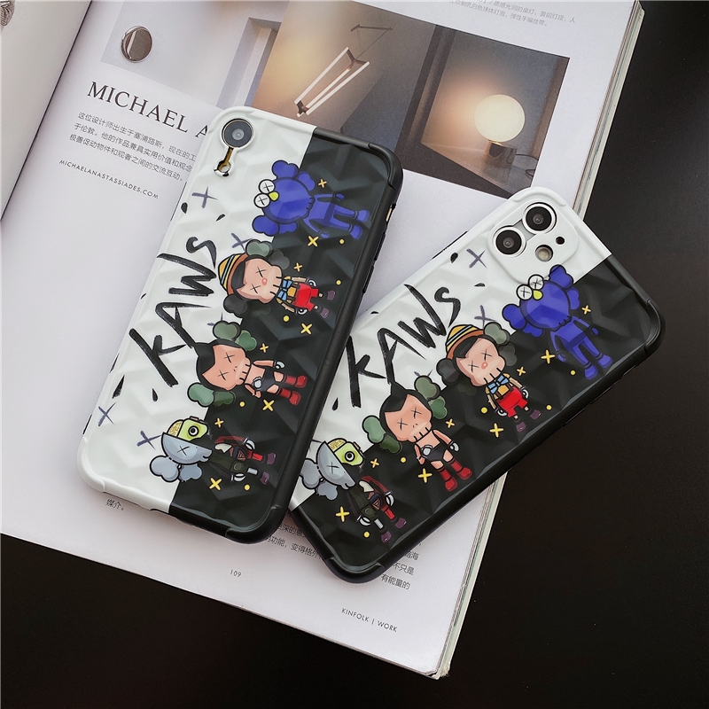 Ốp điện thoại in hình nhân vật Kaws đầy màu sắc độc đáo cho IPHONE 11 PRO MAX 7 8 PLUS XR XS MAX 12 PRO MAX | BigBuy360 - bigbuy360.vn