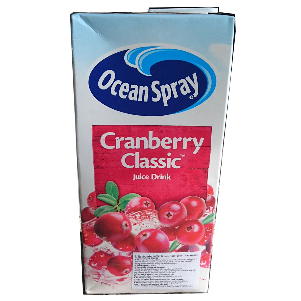 Nước Ép Nam Việt Quất Ocean Spray Cranberry Juice 1L