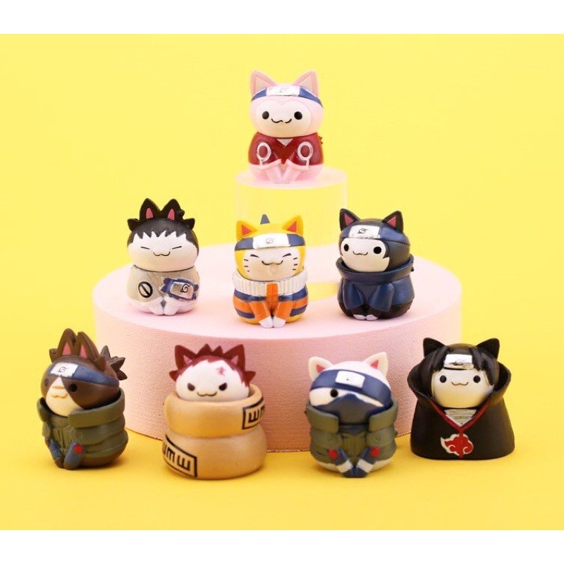 Mô hình mèo Naruto tsum tsum