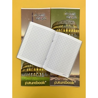 Tập học sinh Futurebook 96 trang, ô kẻ ngang, định lượng 58gsm