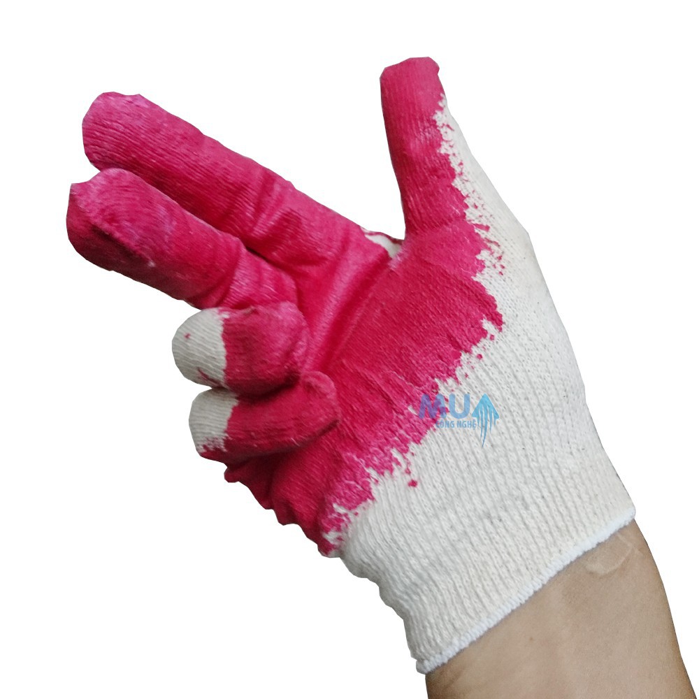 Găng tay bảo hộ lao động - gang tay sơn chuyên dụng cho thợ sửa chữa cơ khí xưởng (1 đôi) - HV Store
