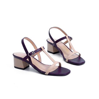 Giày sandal X474 cao gót 5cm mix nhiều màu