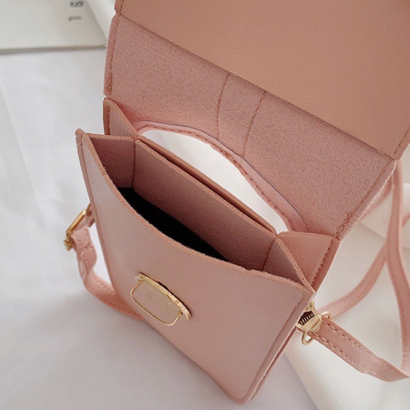 Túi đeo chéo mini tiện lợi, thiết kế 2 ngăn nhỏ gọn, năng động, túi đựng điện thoại cảm ứng, smartphone | BigBuy360 - bigbuy360.vn