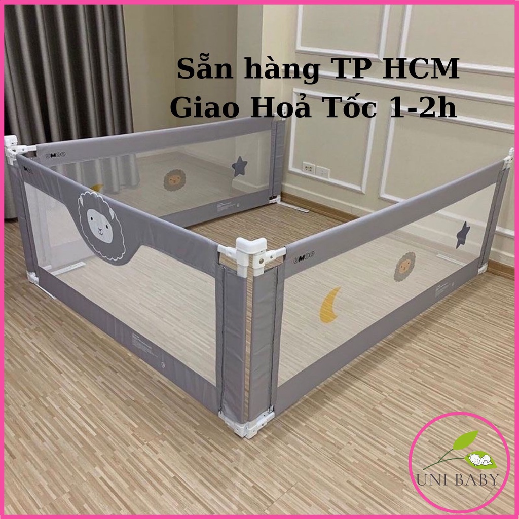 Thanh Chắn Giường Cho Bé UMOO Mẫu Mới UM088 Bản Nâng Cấp 2023 Chất Lượng Cao Uni Baby Giá 1 Thanh