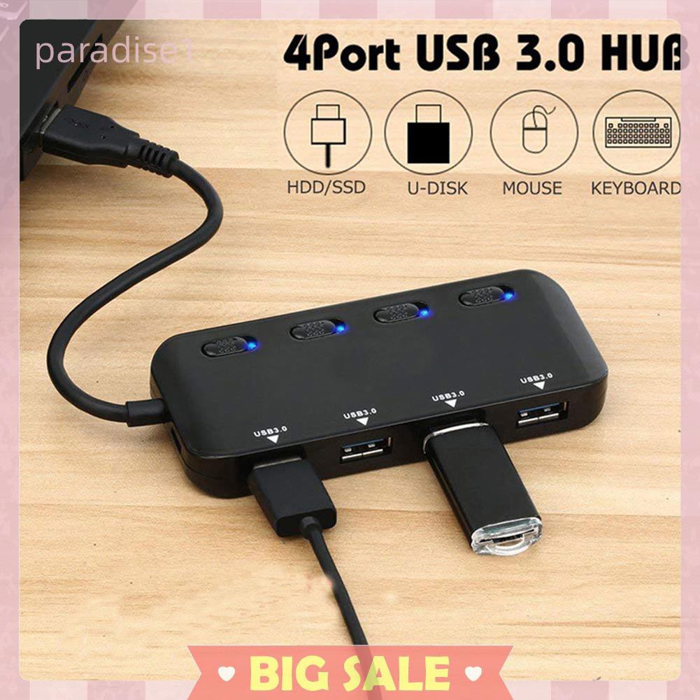 Bộ Chia 4 Cổng USB 3.0 Tốc Độ Cao | BigBuy360 - bigbuy360.vn