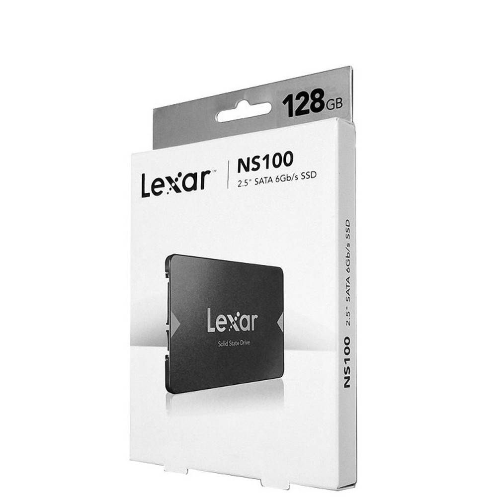 [HÀNG CHÍNH HÃNG] Ổ cứng SSD Lexar NS100 128GB Sata 3 6Gb/s Form ổ cứng: 2.5" (dùng thay cho HDD laptop)