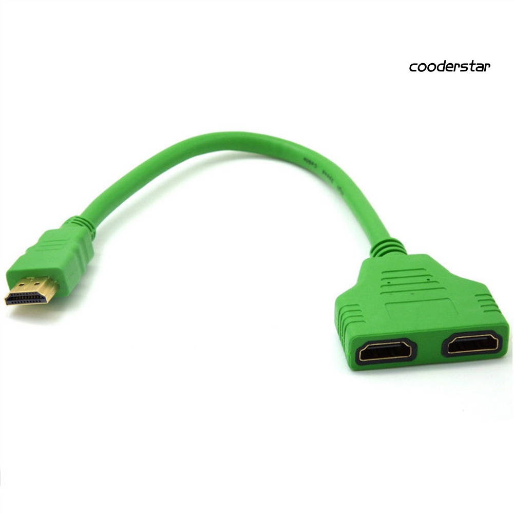 Cáp chia cổng HDMI 1080P sang 2 trong 1 2 đầu ra tiện dụng