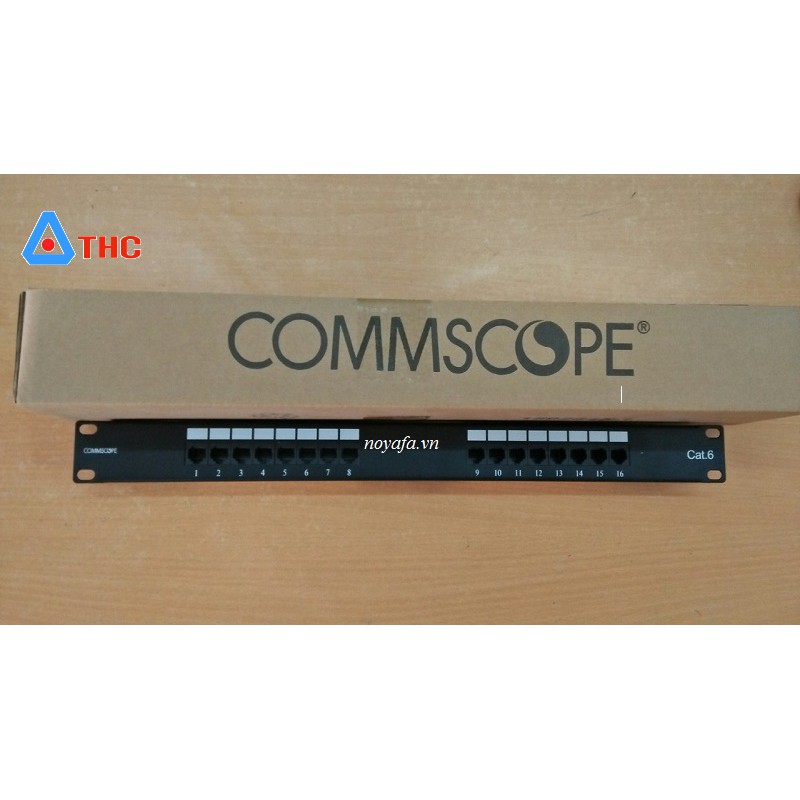 Patch Panel Commscope Cat6 16 port mã 1375016-2