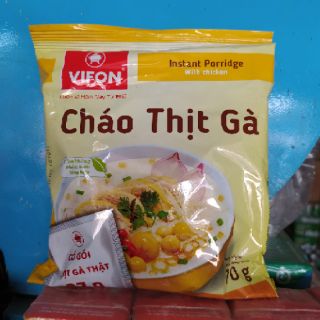 5 GÓI CHÁO THỊT GÀ , THỊT BẰM VIFON 70 GAM