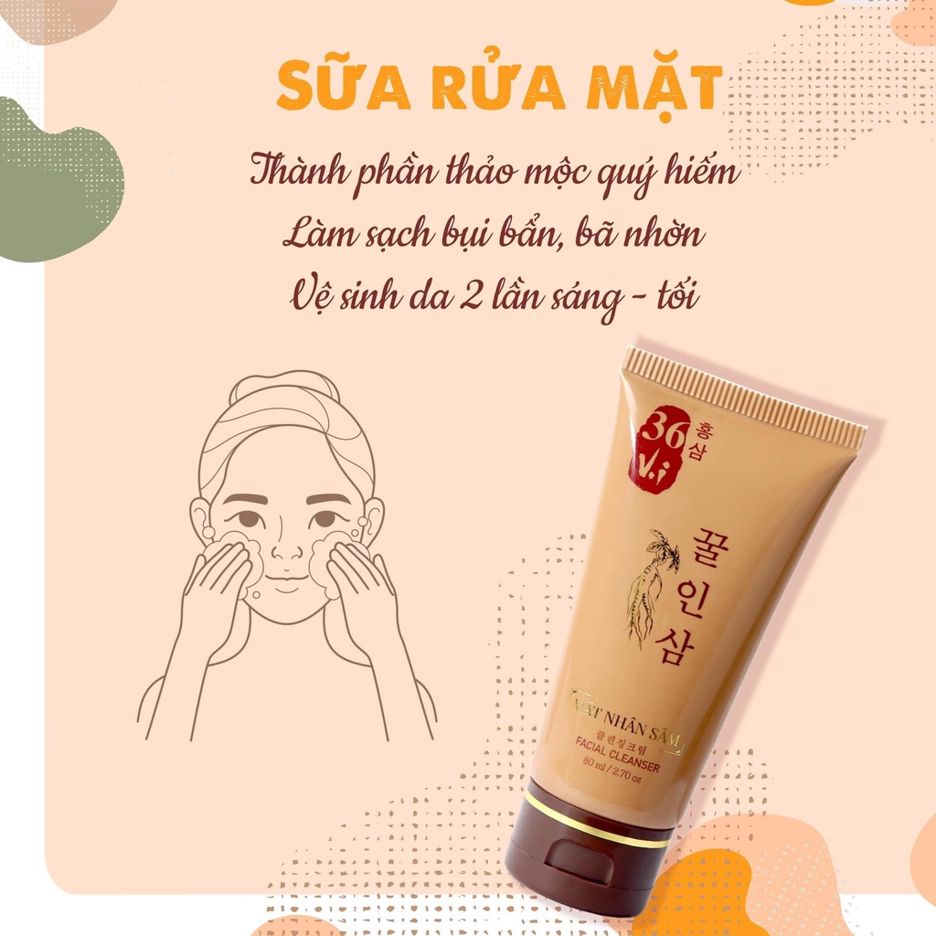 Sữa rửa mặt mật nhân sâm thiên nhiên Meea Organic chính hãng, sạch da sâu, ngừa mụn, trắng sáng da, dưỡng da chuyên sâu | BigBuy360 - bigbuy360.vn