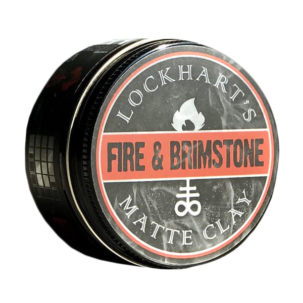 Sáp vuốt tóc Lockhart's Fire &amp; Brimstone Matte Clay