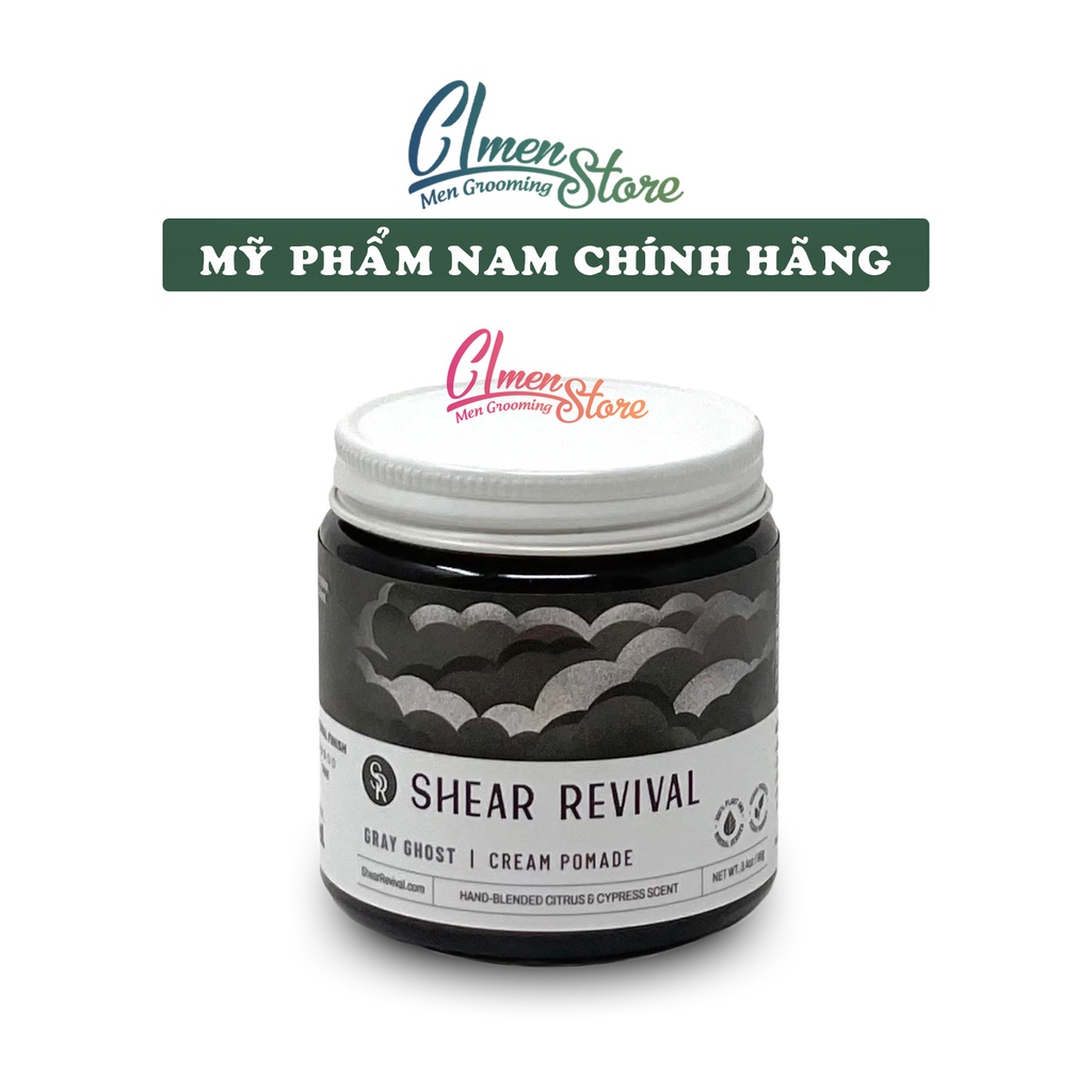 Gray Ghost Strong Hold Cream Pomade | Sản phẩm tạo kiểu tóc